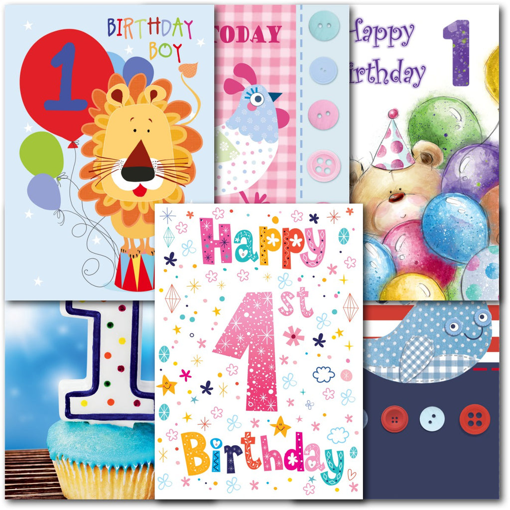 1st Birthday Cards