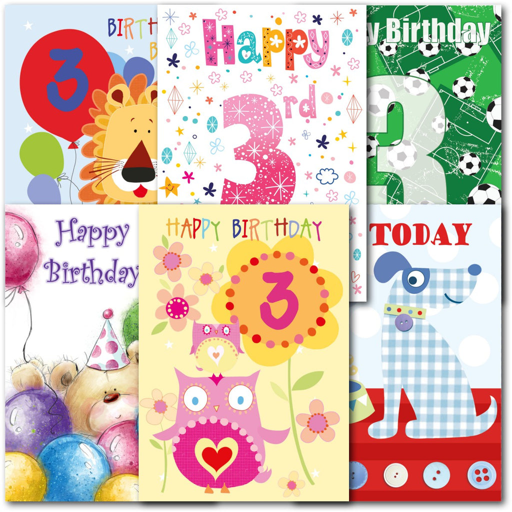 3rd Birthday Cards