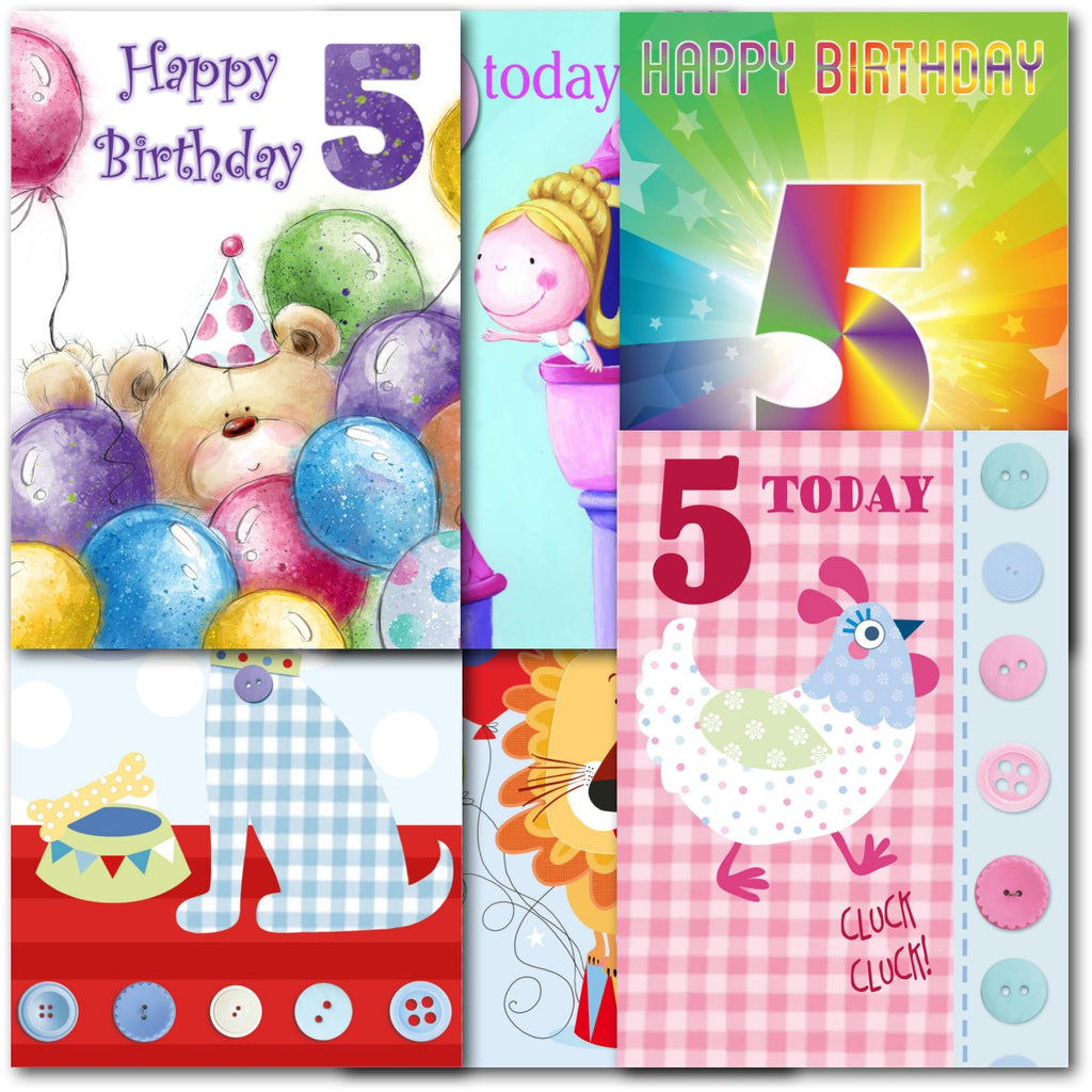 5th Birthday Cards