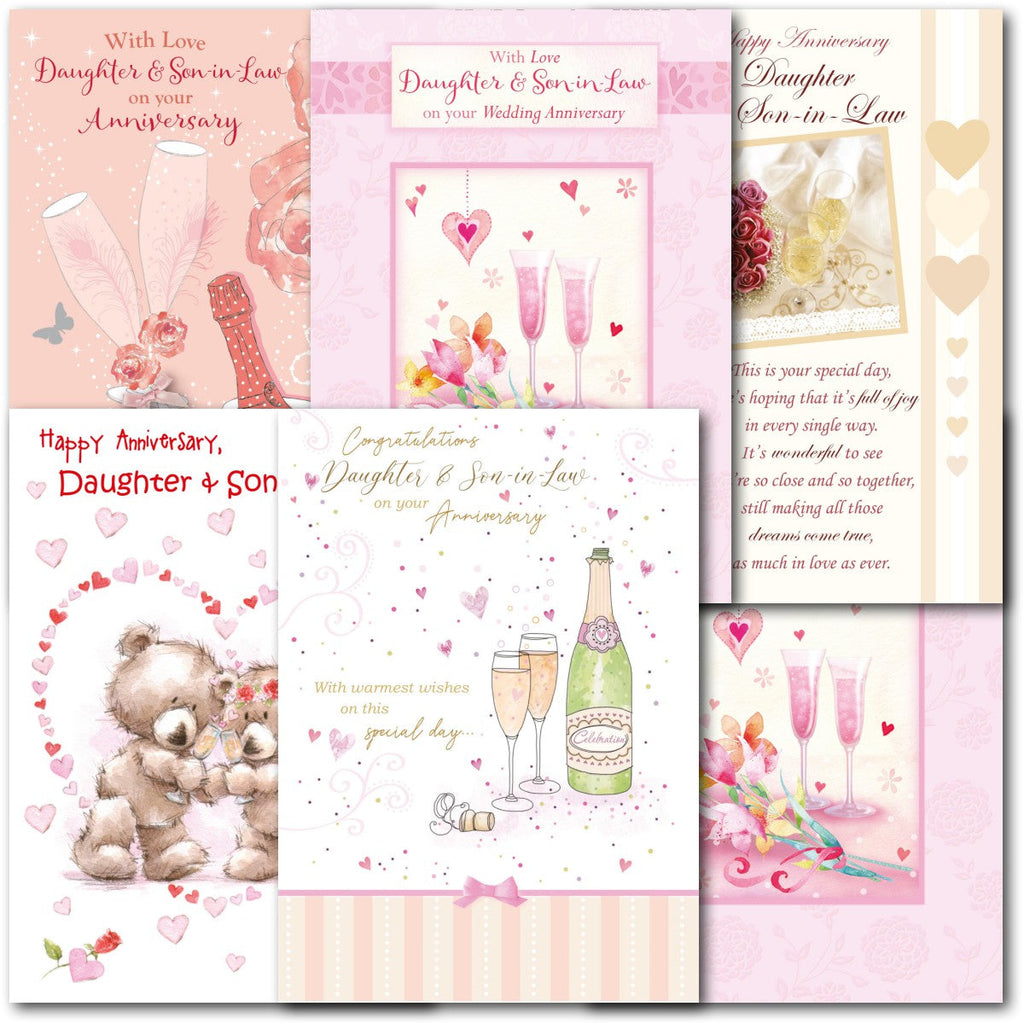 Daughter and Son-in-Law Anniversary Cards