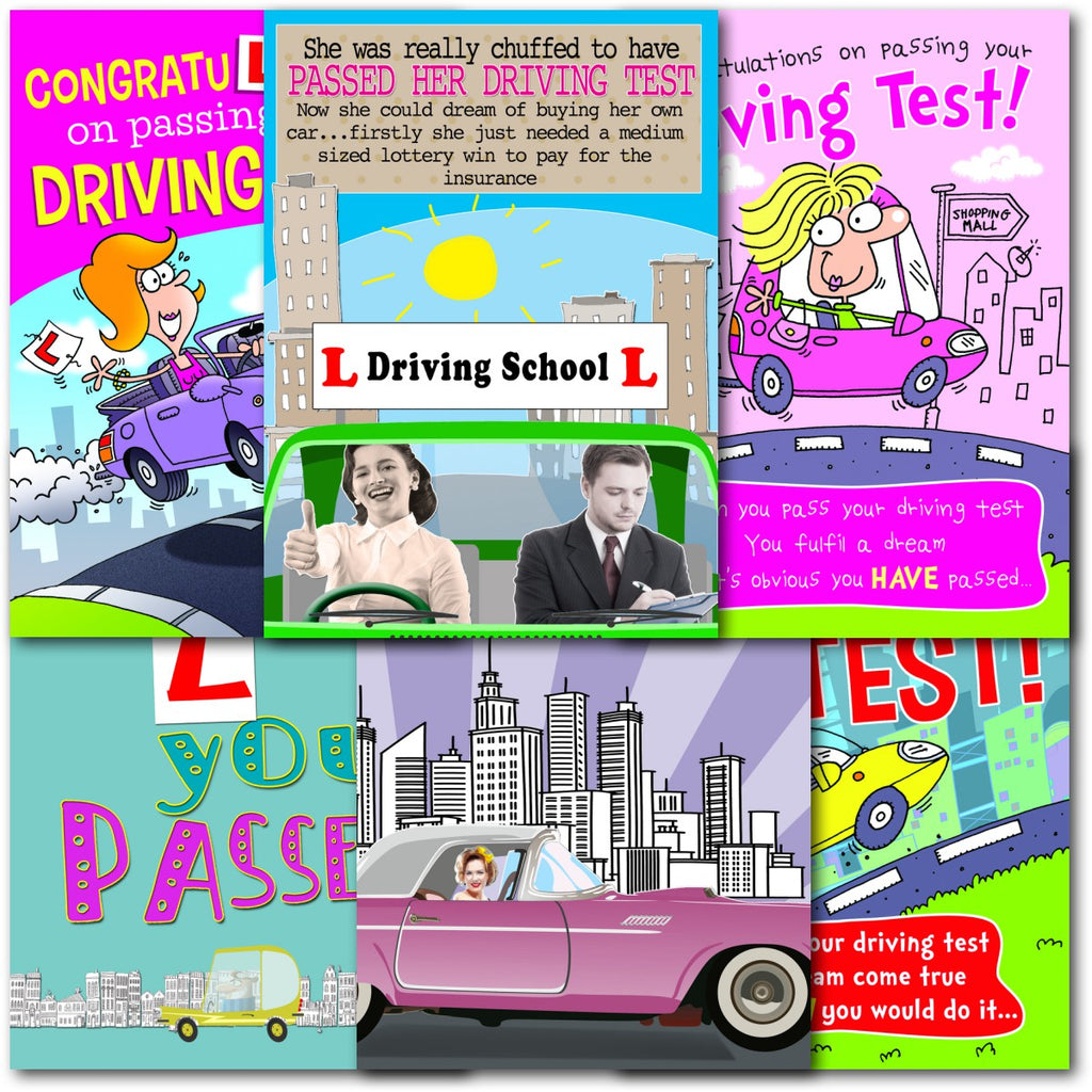 Passed Driving Test Cards