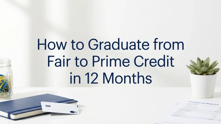 How to Graduate from Fair to Prime Credit in 12 Months